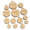 Ginger Text with Image Flavor Scent Mini Wood Shape Charms Jewelry DIY Craft